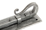 From The Anvil - Pewter 8" Shepherd's Crook Universal Bolt | Sku. 33077 | Trade Door Handles.