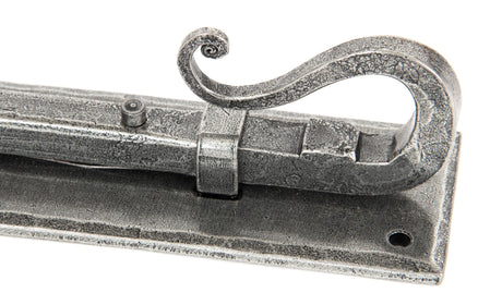 From The Anvil - Pewter 8" Shepherd's Crook Universal Bolt | Sku. 33077 | Trade Door Handles.