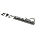 From The Anvil - Pewter 8" Shepherd's Crook Universal Bolt | Sku. 33077 | Trade Door Handles.