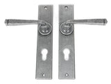 From The Anvil - Pewter Large Avon 72mm Centre Euro Lock Set | Sku. 33088 | Trade Door Handles.
