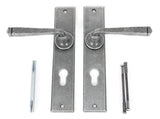 From The Anvil - Pewter Large Avon 72mm Centre Euro Lock Set | Sku. 33088 | Trade Door Handles.