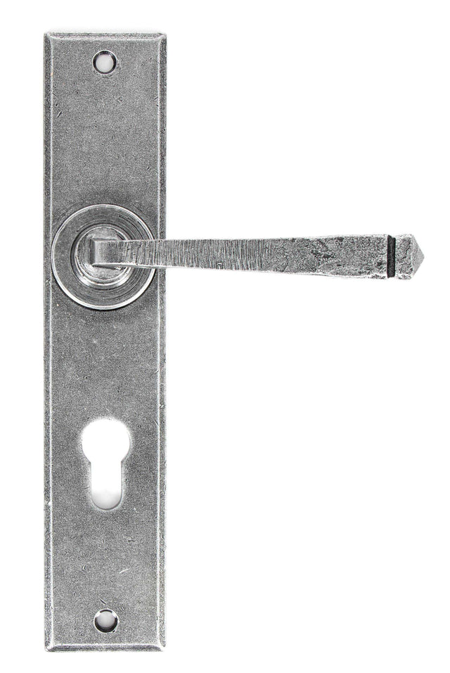 From The Anvil - Pewter Large Avon 72mm Centre Euro Lock Set | Sku. 33088 | Trade Door Handles.