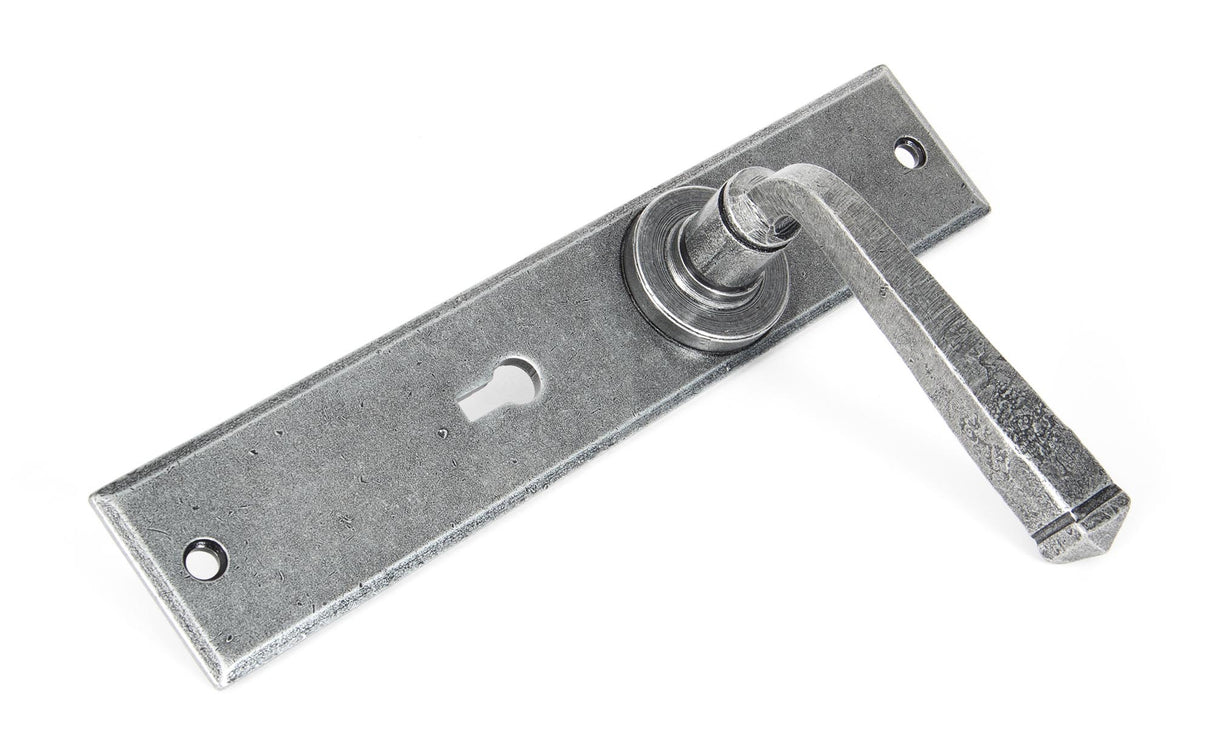 From The Anvil - Pewter Large Avon Lever Lock Set | Sku. 33089 | Trade Door Handles.