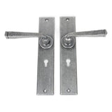 From The Anvil - Pewter Large Avon Lever Lock Set | Sku. 33089 | Trade Door Handles.