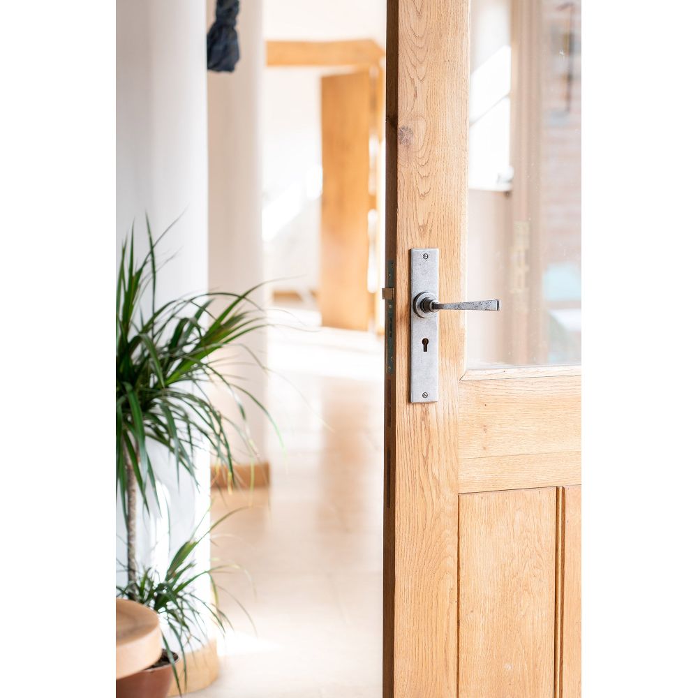 From The Anvil - Pewter Large Avon Lever Lock Set | Sku. 33089 | Trade Door Handles.