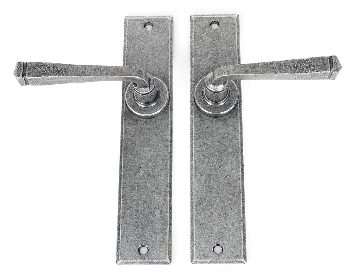 From The Anvil - Pewter Large Avon Lever Latch Set | Sku. 33090 | Trade Door Handles.