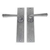 From The Anvil - Pewter Large Avon Lever Latch Set | Sku. 33090 | Trade Door Handles.