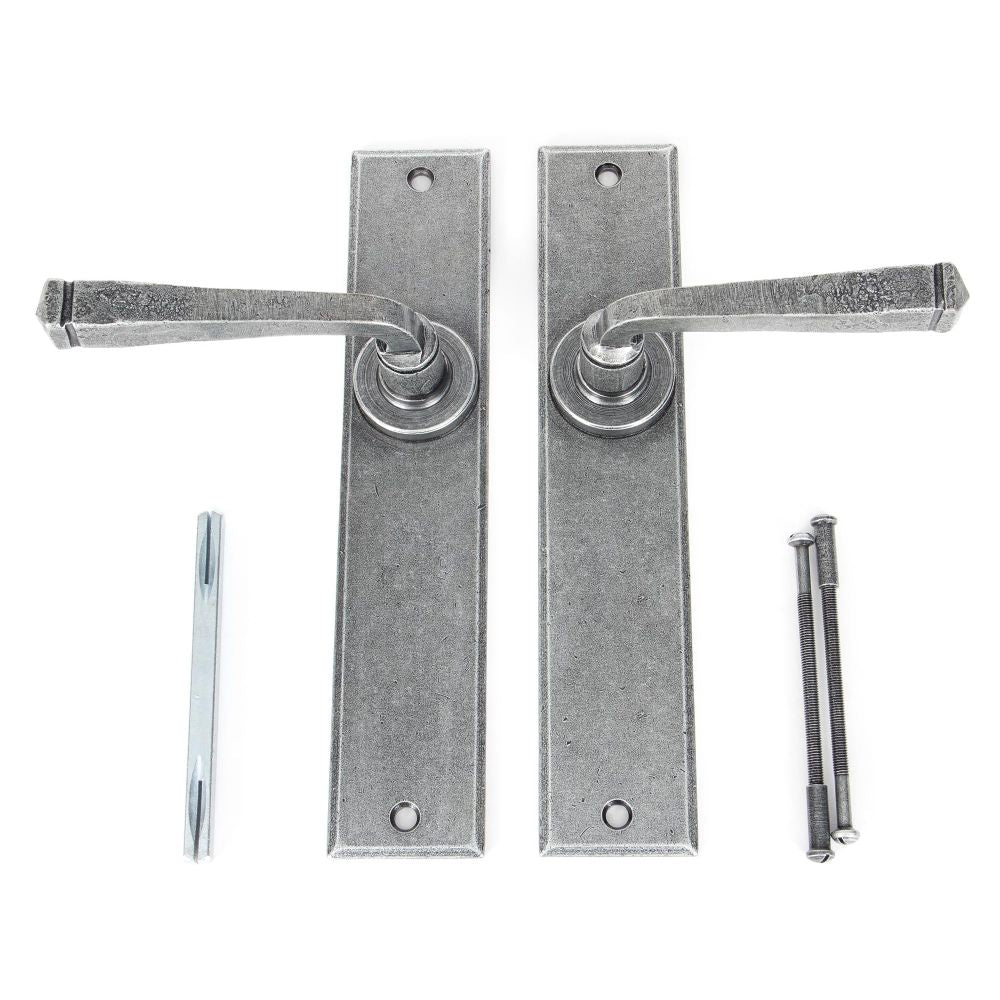 From The Anvil - Pewter Large Avon Lever Latch Set | Sku. 33090 | Trade Door Handles.