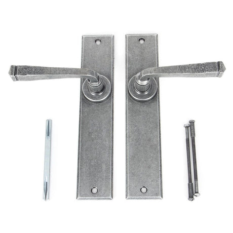 From The Anvil - Pewter Large Avon Lever Latch Set | Sku. 33090 | Trade Door Handles.