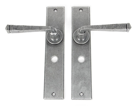 From The Anvil - Pewter Large Avon Lever Bathroom Set | Sku. 33091 | Trade Door Handles.