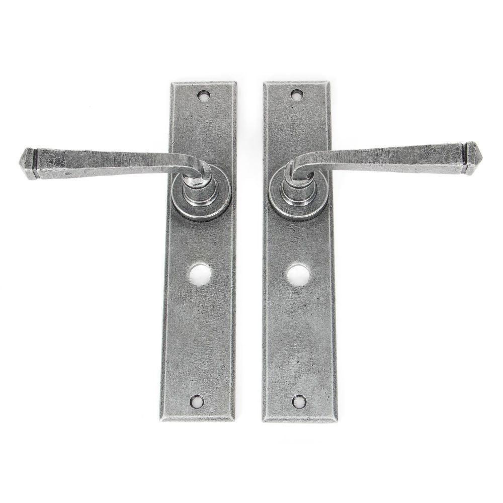 From The Anvil - Pewter Large Avon Lever Bathroom Set | Sku. 33091 | Trade Door Handles.