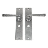 From The Anvil - Pewter Large Avon Lever Bathroom Set | Sku. 33091 | Trade Door Handles.