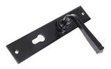 From The Anvil - Black Large Avon 72mm Centre Euro Lock Set | Sku. 33092 | Trade Door Handles.