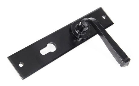 From The Anvil - Black Large Avon 72mm Centre Euro Lock Set | Sku. 33092 | Trade Door Handles.
