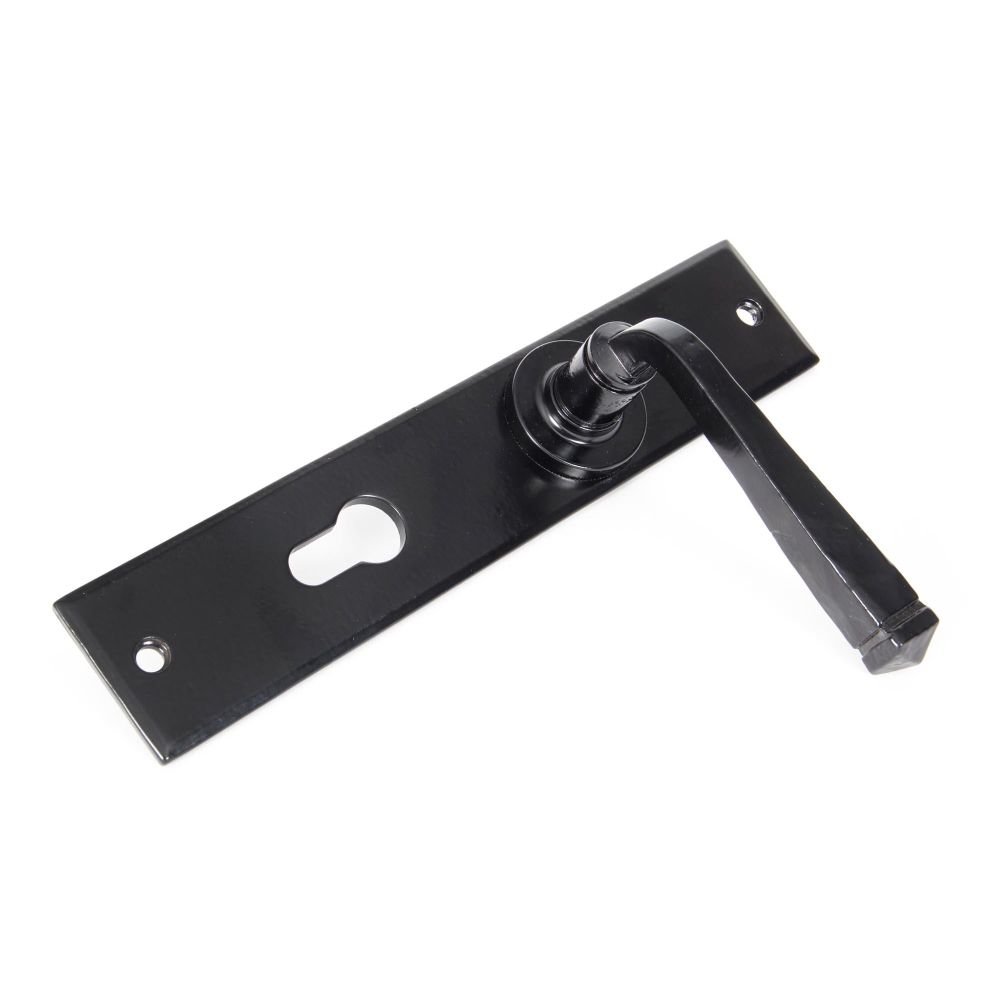 From The Anvil - Black Large Avon 72mm Centre Euro Lock Set | Sku. 33092 | Trade Door Handles.