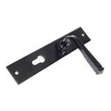 From The Anvil - Black Large Avon 72mm Centre Euro Lock Set | Sku. 33092 | Trade Door Handles.