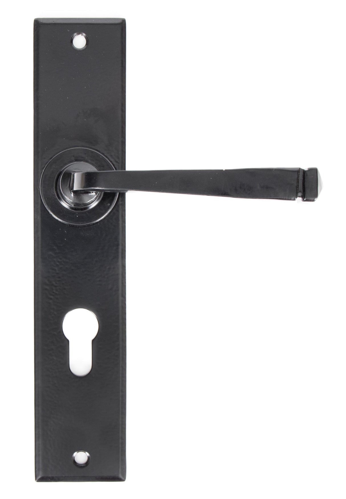 From The Anvil - Black Large Avon 72mm Centre Euro Lock Set | Sku. 33092 | Trade Door Handles.