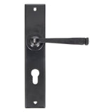 From The Anvil - Black Large Avon 72mm Centre Euro Lock Set | Sku. 33092 | Trade Door Handles.