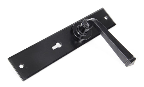 From The Anvil - Black Large Avon Lever Lock Set | Sku. 33093 | Trade Door Handles.
