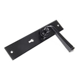From The Anvil - Black Large Avon Lever Lock Set | Sku. 33093 | Trade Door Handles.