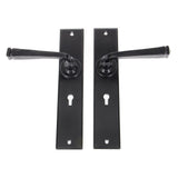 From The Anvil - Black Large Avon Lever Lock Set | Sku. 33093 | Trade Door Handles.