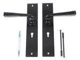 From The Anvil - Black Large Avon Lever Lock Set | Sku. 33093 | Trade Door Handles.