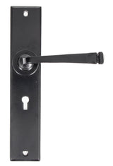 From The Anvil - Black Large Avon Lever Lock Set | Sku. 33093 | Trade Door Handles.