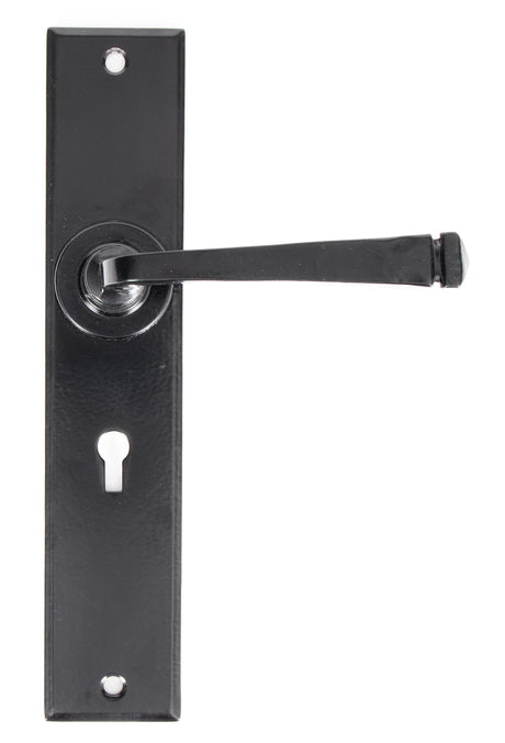From The Anvil - Black Large Avon Lever Lock Set | Sku. 33093 | Trade Door Handles.