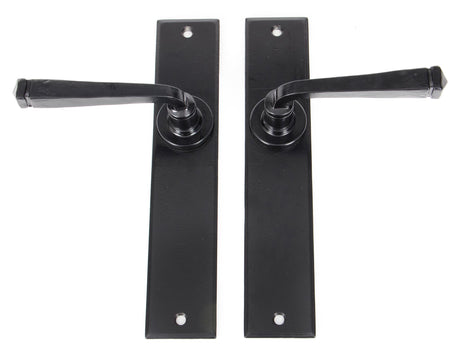 From The Anvil - Black Large Avon Lever Latch Set | Sku. 33094 | Trade Door Handles.