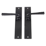 From The Anvil - Black Large Avon Lever Latch Set | Sku. 33094 | Trade Door Handles.