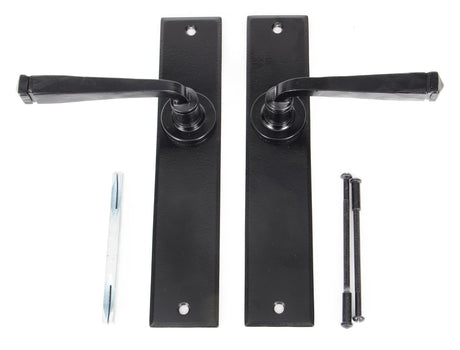 From The Anvil - Black Large Avon Lever Latch Set | Sku. 33094 | Trade Door Handles.