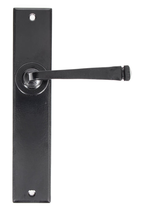 From The Anvil - Black Large Avon Lever Latch Set | Sku. 33094 | Trade Door Handles.