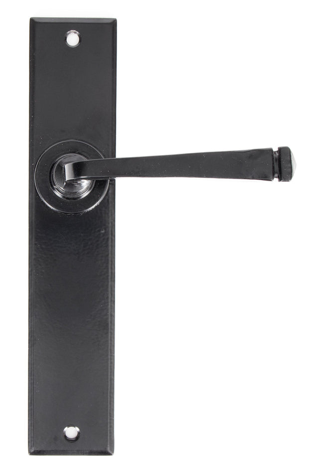 From The Anvil - Black Large Avon Lever Latch Set | Sku. 33094 | Trade Door Handles.