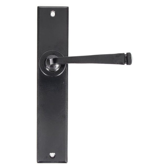 From The Anvil - Black Large Avon Lever Latch Set | Sku. 33094 | Trade Door Handles.