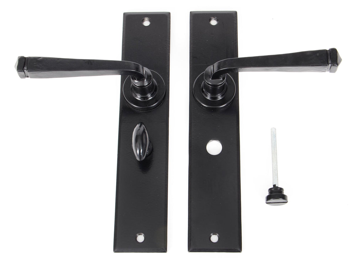 From The Anvil - Black Large Avon Lever Bathroom Set | Sku. 33095 | Trade Door Handles.