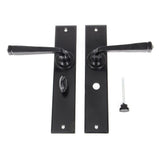 From The Anvil - Black Large Avon Lever Bathroom Set | Sku. 33095 | Trade Door Handles.