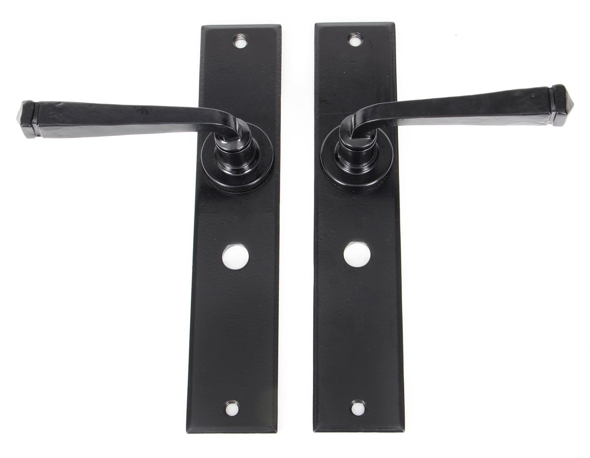 From The Anvil - Black Large Avon Lever Bathroom Set | Sku. 33095 | Trade Door Handles.