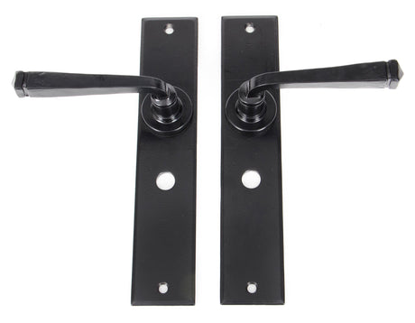 From The Anvil - Black Large Avon Lever Bathroom Set | Sku. 33095 | Trade Door Handles.