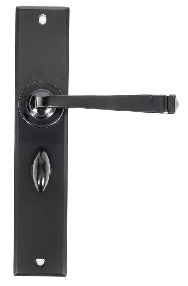 From The Anvil - Black Large Avon Lever Bathroom Set | Sku. 33095 | Trade Door Handles.