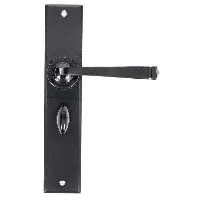 From The Anvil - Black Large Avon Lever Bathroom Set | Sku. 33095 | Trade Door Handles.