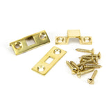 From The Anvil - Polished Brass 4" Universal Bolt | Sku. 33096 | Trade Door Handles.