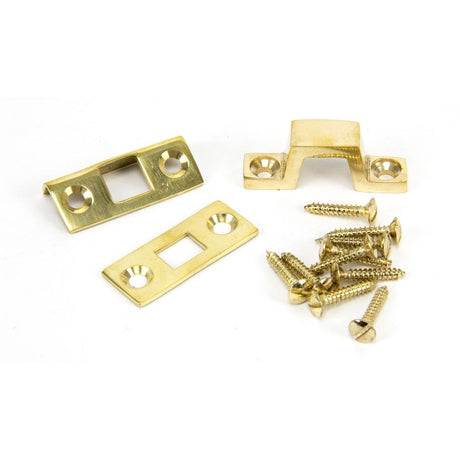 From The Anvil - Polished Brass 6" Universal Bolt | Sku. 33097 | Trade Door Handles.