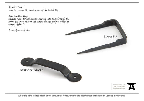 From The Anvil - Beeswax Medium Bean Thumblatch | Sku. 33101 | Trade Door Handles.