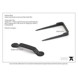 From The Anvil - Beeswax Medium Bean Thumblatch | Sku. 33101 | Trade Door Handles.