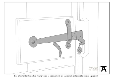 From The Anvil - Beeswax Medium Bean Thumblatch | Sku. 33101 | Trade Door Handles.