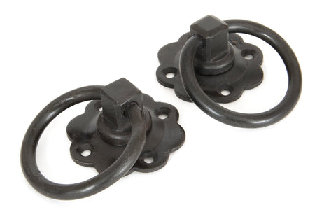 From The Anvil - Beeswax Ring Turn Handle Set | Sku. 33112 | Trade Door Handles.