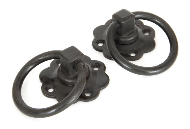 From The Anvil - Beeswax Ring Turn Handle Set | Sku. 33112 | Trade Door Handles.