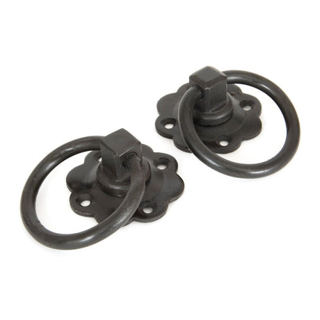 From The Anvil - Beeswax Ring Turn Handle Set | Sku. 33112 | Trade Door Handles.