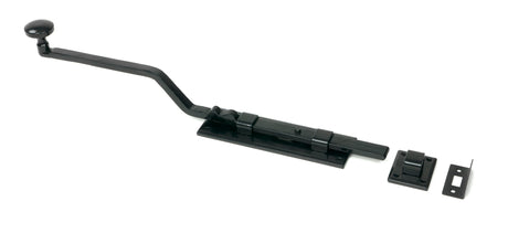 From The Anvil - Black 6" French Door Bolt | Sku. 33113 | Trade Door Handles.