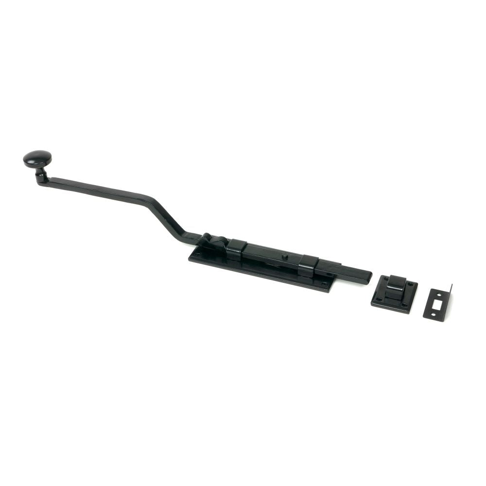 From The Anvil - Black 6" French Door Bolt | Sku. 33113 | Trade Door Handles.